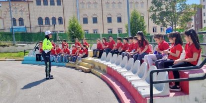 Bilecik’te öğrencilere trafik eğitimi verildi