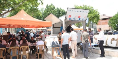 Sarıgöl’de Ferdi Zeyrek için lokma hayrı düzenlendi