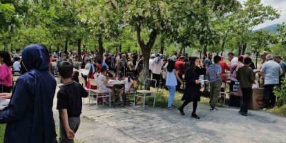 Hasköy’de Gazze yararına hayır çarşısı kuruldu