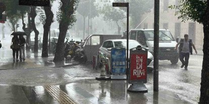 Burdur’da şiddetli yağmur etkili oldu