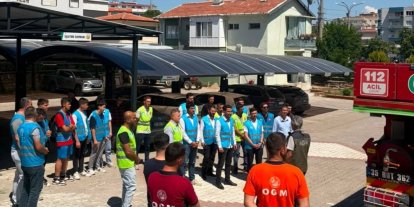 Aliağa Ülkü Ocakları’na uygulamalı orman yangınları eğitimi