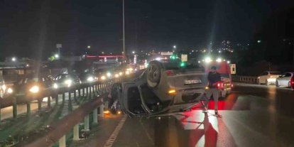 Arnavutköy’de zincirleme kaza: 1 yaralı