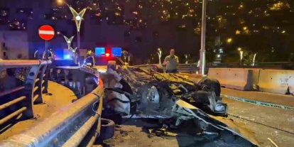 Takla atan araç hurda yığınına döndü: 19 yaşındaki sürücü ağır yaralandı
