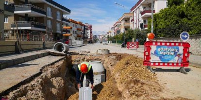 Tarsus’ta yağmursuyu hattı çalışmaları tamamlandı