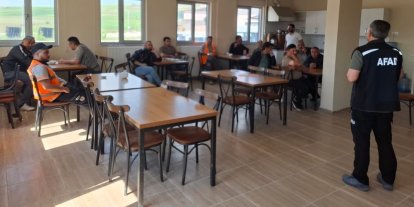 Bayburt’ta Karayolları personeline afet farkındalık eğitimi verildi