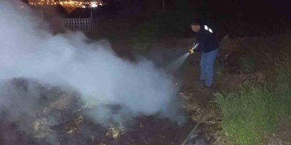 Bolu’da korkutan anız yangını: Ormana sıçramadan söndürüldü