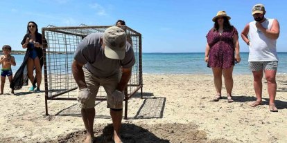 Aydın’da yılın ilk Caretta Caretta yuvası tespit edildi