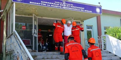 Çanakkale’de fırtına, dolu ve hortum tatbikatı gerçekleştirildi
