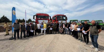 SODOS’un yangın kahramanları sertifikalarını aldı