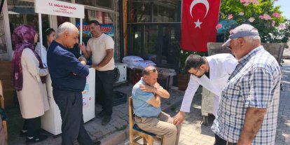 Çemişgezek’te vatandaşlara fiziksel sağlık taraması yapıldı