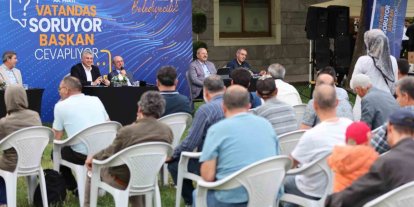 Başkan Pekyatırmacı Şeyh Şamil ve Mehmet Akif mahallelerinde vatandaşların sorularını cevapladı