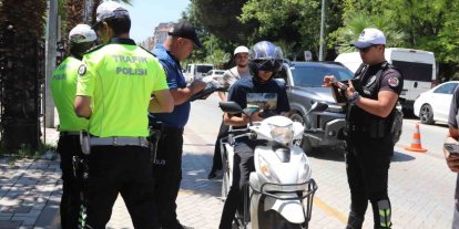 Turgutlu’da yaz aylarının gelmesiyle kask denetimleri artırıldı