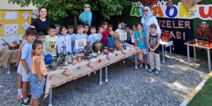 Köyceğizli minikler okulda mini müze kurdu
