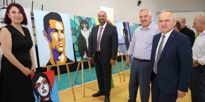 Bafra Fen Lisesi’nde sanat rüzgarı: 106 eser sergilendi