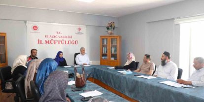 Elazığ’da manevi rehberlik alanlarında yürütülen faaliyetler değerlendirildi