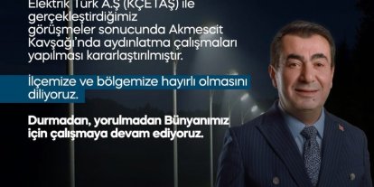Bünyan’da Akmescit Kavşağı aydınlatılacak