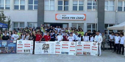 Düzce’de öğrencilerin bilim ve sanat projeleri görücüye çıktı