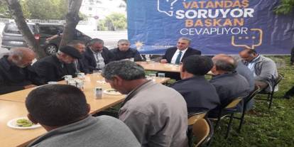 Akyaka’da "Vatandaş Soruyor, Başkan Cevaplıyor" buluşması yoğun ilgi gördü
