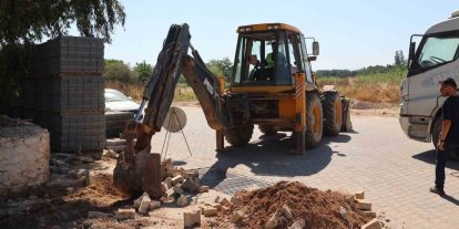 Efeler Belediyesi’nden Şehir Hastanesi yolunda çalışma