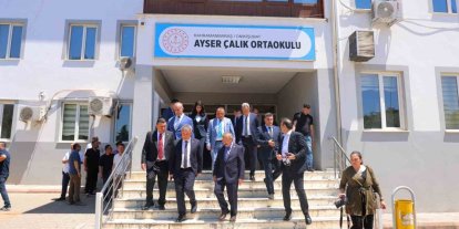 TBMM Komisyonu Ayser Çalık Ortaokulu’nda incelemelerde bulundu