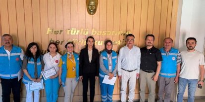Gerze’de örnek sağlıkçılara başarı ödülü