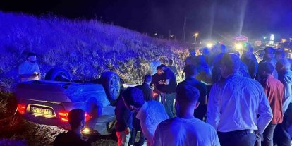 Bingöl’de otomobil takla attı: 1 yaralı