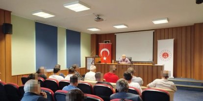 Boyabat’ta hükümlülere "İslamiyet’te sevgi ve merhamet" semineri