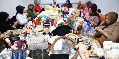 Yeşilyurt’ta el emeği ürünler ekonomiye dönüşüyor