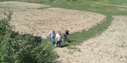 Bayburt’ta hazine taşınmazları için arazi çalışması yapıldı