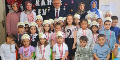 Bayburt’ta Kur’an kursu öğrencileri karne sevinci yaşadı