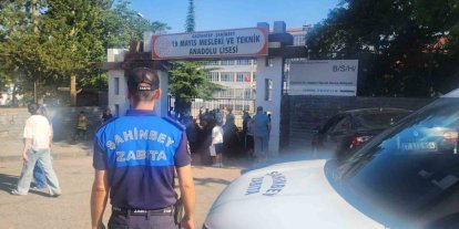 Şahinbey zabıta ekipleri LGS’de öğrencilerin yanında oldu