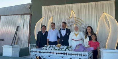Kaymakam Demirtaş, Gelekçi ailesinin mutluluğuna ortak oldu