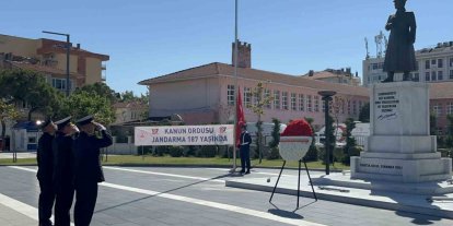 Çanakkale’de Jandarma Teşkilatı’nın 187’nci kuruluş yıl dönümü kutlandı