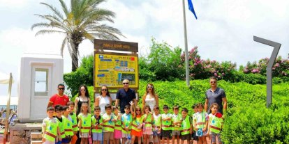 Minik çevreciler Mavi Bayrak’la tanıştı