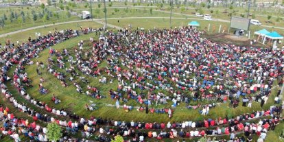 Malatyalılar milli heyecanı Yüzüncü Yıl Kent Parkı’nda yaşadı