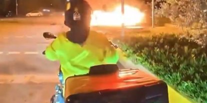 Maltepe Sahili’nde kazada otomobil alev topuna döndü: 2’si ağır 4 yaralı