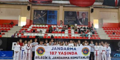 Bilecik’te jandarmanın 187. yılına özel pankart