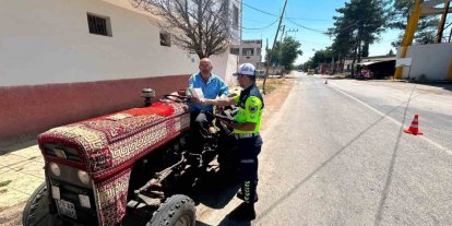 Tarım sezonunun başlamasıyla traktörler denetlendi