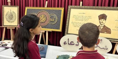 Aydıntepe’de öğrencilerin sanat ve deney çalışmaları sergilendi