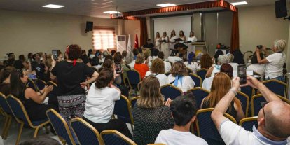 Mezitli’nin kadınları Hatay’da dayanışma için buluştu