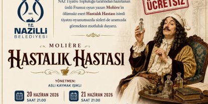 Nazilli Belediyesi’nden ücretsiz tiyatro etkinliği