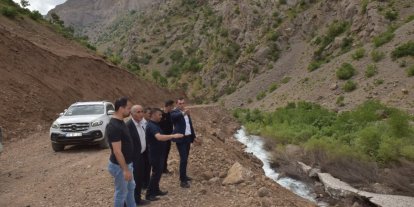Cilo ve Sat Dağları Milli Parkı yolunda asfalt hazırlığı