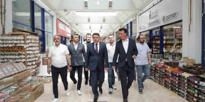 Vali Musa Işın’dan Kervansaray Çiniciler Çarşısı’na ziyaret