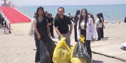 Serik’te sahil temizliği gerçekleştirildi