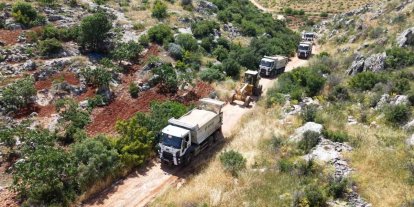 Şehitkamil’de arazi yolları açma çalışmaları sürüyor