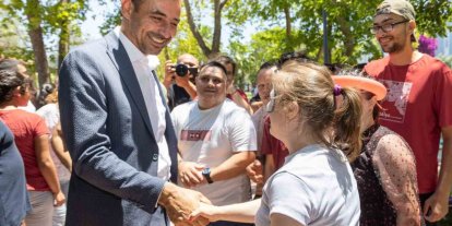 Manavgat’ta yıl sonu şenliği: Çocuklar doyasıya eğlendi