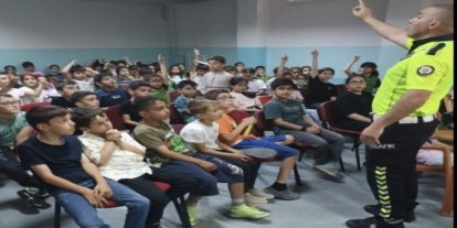 Bingöl’de öğrencilere trafik güvenliği eğitimi