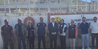 Bayburt Belediyesi Atık Su Arıtma Tesisi denetlendi