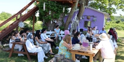 Sinop’ta lavanta bahçesinde bilimsel söyleşi