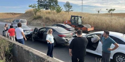 Tekirdağ’da 500 metre arayla iki zincirleme kaza